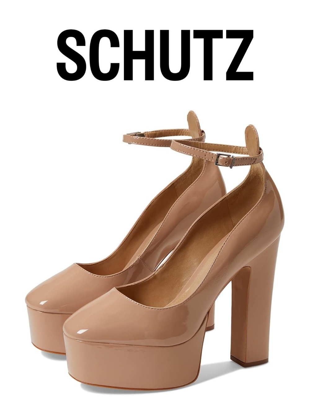 SCHUTZ - Renee Platforms True Nude 7.5 M - Picture 4 of 4